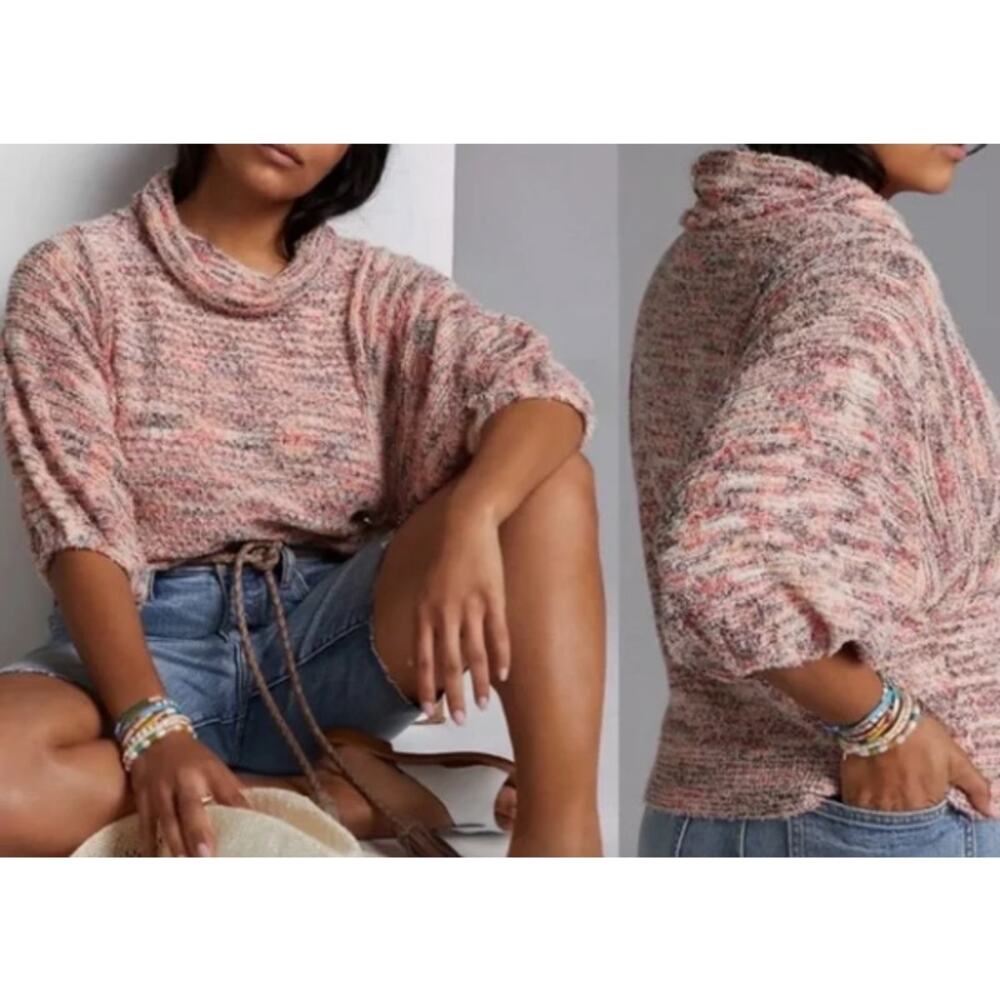 Anthropologie Pilcro Slouchy Cowl Neck Sweater Women Medium